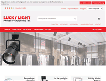 Tablet Screenshot of luckylight.nl